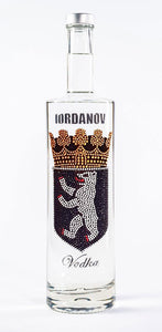 0,7 Liter Iordanov Vodka Diamond Skull Edition aus ca. 1000 Kristallen (57,00€ / L.)