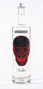 0,7 Liter Iordanov Vodka Diamond Skull Edition aus ca. 1000 Kristallen (57,00€ / L.)