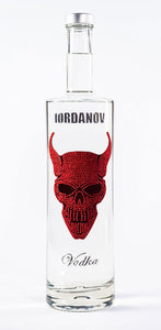 0,7 Liter Iordanov Vodka Diamond Skull Edition aus ca. 1000 Kristallen (57,00€ / L.)