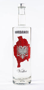 0,7 Liter Iordanov Vodka Diamond Skull Edition aus ca. 1000 Kristallen (57,00€ / L.)