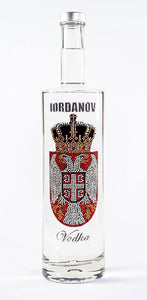 0,7 Liter Iordanov Vodka Diamond Skull Edition aus ca. 1000 Kristallen (57,00€ / L.)