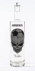 0,7 Liter Iordanov Vodka Diamond Skull Edition aus ca. 1000 Kristallen (57,00€ / L.)