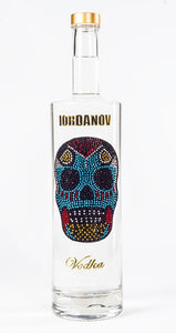 0,7 Liter Iordanov Vodka Diamond Skull Edition aus ca. 1000 Kristallen (57,00€ / L.)