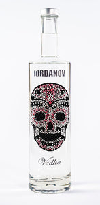 0,7 Liter Iordanov Vodka Diamond Skull Edition aus ca. 1000 Kristallen (57,00€ / L.)