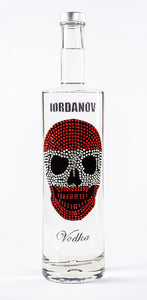 0,7 Liter Iordanov Vodka Diamond Skull Edition aus ca. 1000 Kristallen (57,00€ / L.)