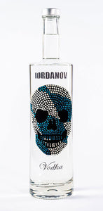 0,7 Liter Iordanov Vodka Diamond Skull Edition aus ca. 1000 Kristallen (57,00€ / L.)