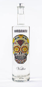 0,7 Liter Iordanov Vodka Diamond Skull Edition aus ca. 1000 Kristallen (57,00€ / L.)