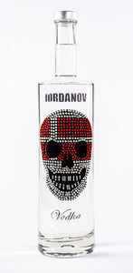 0,7 Liter Iordanov Vodka Diamond Skull Edition aus ca. 1000 Kristallen (57,00€ / L.)