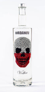 0,7 Liter Iordanov Vodka Diamond Skull Edition aus ca. 1000 Kristallen (57,00€ / L.)