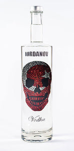 0,7 Liter Iordanov Vodka Diamond Skull Edition aus ca. 1000 Kristallen (57,00€ / L.)