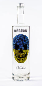 0,7 Liter Iordanov Vodka Diamond Skull Edition aus ca. 1000 Kristallen (57,00€ / L.)