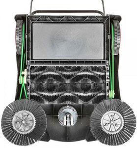 Kehrmaschine 70 cm Breite mit Kehrwalzen und Seitenbesen