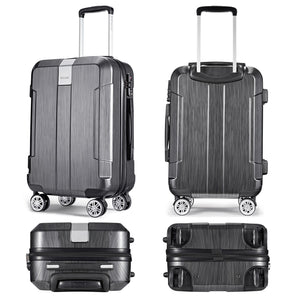 Luxus Handgepäck Koffer Trolley. Extrem stabil aus Polycarbonat! Schwarz, Silber, Anthrazit oder Blau.