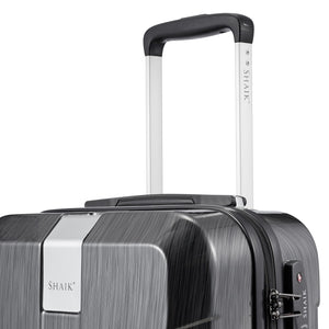 Luxus Handgepäck Koffer Trolley. Extrem stabil aus Polycarbonat! Schwarz, Silber, Anthrazit oder Blau.