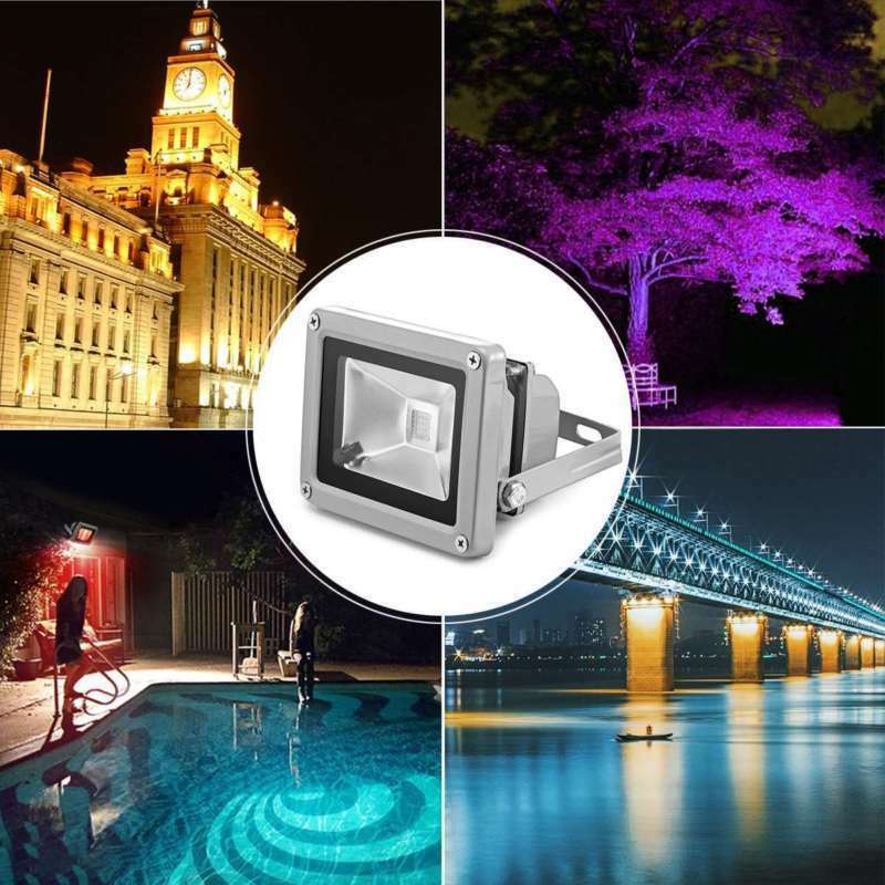 LED-Strahler mit RGB-Farbwechsler und Fernbedienung 30 - 100 Watt