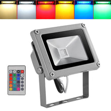 Laden Sie das Bild in den Galerie-Viewer, LED-Strahler mit RGB-Farbwechsler und Fernbedienung 30 - 100 Watt