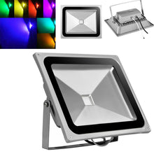 Laden Sie das Bild in den Galerie-Viewer, LED-Strahler mit RGB-Farbwechsler und Fernbedienung 30 - 100 Watt