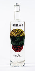 0,7 Liter Iordanov Vodka Diamond Skull Edition aus ca. 1000 Kristallen (57,00€ / L.)