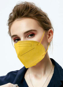 FFP2 Gelbe Atemschutzmasken Sondermodell 5-lagig. (CE2841 EN 149:2001 + A1:2009)