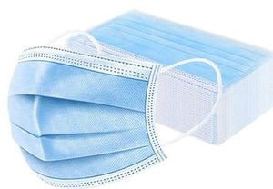 MNS Typ IIR (Typ2R) EN14683 - medizinisch-chirurgische Atemschutzmasken 3-lagig, blau.