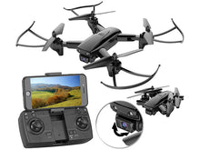 Laden Sie das Bild in den Galerie-Viewer, Video-Foto-Drohne: Faltbarer WiFi-FPV-Quadrocopter mit HD Kamera, Optical Flow, App (Quadrokopter)