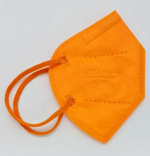 Laden Sie das Bild in den Galerie-Viewer, FFP2 Orange Atemschutzmasken Sondermodell 5-lagig. (CE2841 EN 149:2001 + A1:2009)