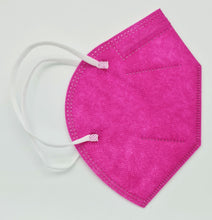 Laden Sie das Bild in den Galerie-Viewer, FFP2 Pink Atemschutzmasken Sondermodell 5-lagig. (CE2841 EN 149:2001 + A1:2009)