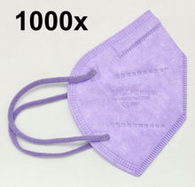 Laden Sie das Bild in den Galerie-Viewer, FFP2 Purple Atemschutzmasken Sondermodell 5-lagig. (CE2841 EN 149:2001 + A1:2009)