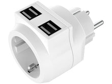 Laden Sie das Bild in den Galerie-Viewer, Steckdosenadapter mit 4x USB, USBsteckdose, USB-Ladegerät