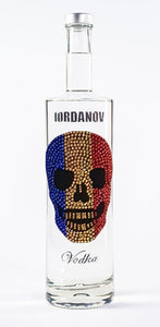 0,7 Liter Iordanov Vodka Diamond Skull Edition aus ca. 1000 Kristallen (57,00€ / L.)