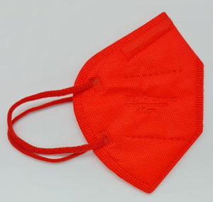 FFP2 Rote Atemschutzmasken Sondermodell 5-lagig. (CE2841 EN 149:2001 + A1:2009)