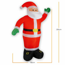 Laden Sie das Bild in den Galerie-Viewer, Weihnachtsmann - Nikolaus, aufblasbar. Von groß bis riesig. Bester Blickfänger. 1,95 - 8,20 Meter Höhe.