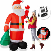 Laden Sie das Bild in den Galerie-Viewer, Weihnachtsmann - Nikolaus, aufblasbar. Von groß bis riesig. Bester Blickfänger. 1,95 - 8,20 Meter Höhe.