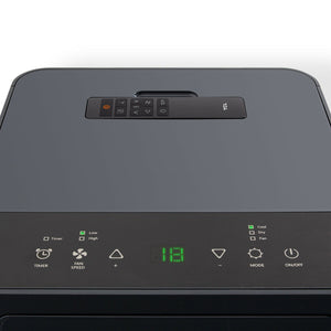 Mobile Klimaanlage 2100 Watt, 7000 BTU, R290. Farbe: Dunkelgrau. (Nettopreis 249,-)