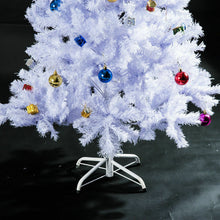 Laden Sie das Bild in den Galerie-Viewer, Tannenbaum Weihnachtsbaum Christbaum inkl. Deko, weiß, 150 cm