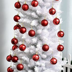 Tannenbaum Weihnachtsbaum Christbaum ohne Deko, weiß, 180 cm