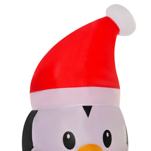 Aufblasbarer Pinguin, 188 cm mit LED-Beleuchtung. Weihnachten Deko Luftfigur