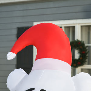 Aufblasbarer Weihnachts-Eisbär, 172 cm mit LED-Beleuchtung. Weihnachten Deko Luftfigur