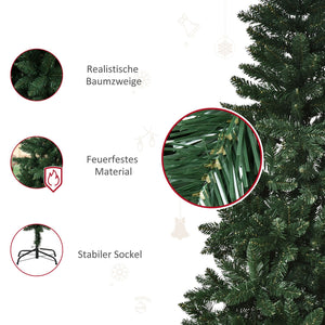 Weihnachtsbaum Christbaum zusammenklappbar und abnehmbar, grün, 150 cm