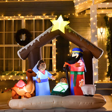 Laden Sie das Bild in den Galerie-Viewer, Aufblasbarer Weihnachtsbogen, 180 cm mit LED-Beleuchtung. Weihnachten Deko Luftfigur