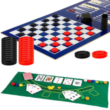 Laden Sie das Bild in den Galerie-Viewer, Multigame MEGA Tischkicker Tischfußball Spieletisch Mega 15 in 1, inkl. komplettem Zubehör, Spieltisch mit Kickertisch, Billardtisch, Tischtennis, Speed Hockey