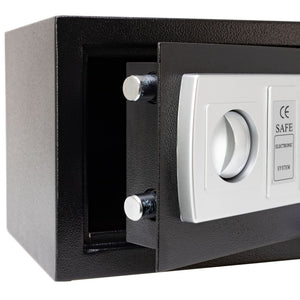 Stahl-Tresor 20x21 cm, 30 cm Breite, mit elektronischem Zahlenschloss und digitalem Display z.B. für Schlafzimmer (Sexspielzeuge)