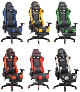 Massagesessel als Bürostuhl TURZO sportliches Design mit Liegefunktion