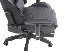 Massagesessel als Bürostuhl TURZO sportliches Design mit Liegefunktion