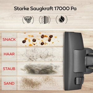 Praktischer Hand-zyklonstaubsauger, beutellos, 600 Watt